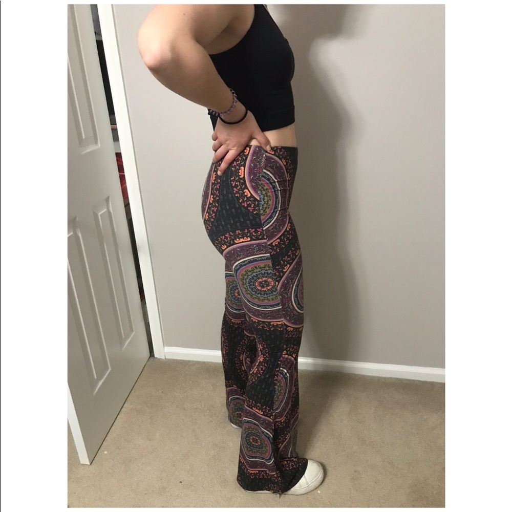 Flare stretchy pants